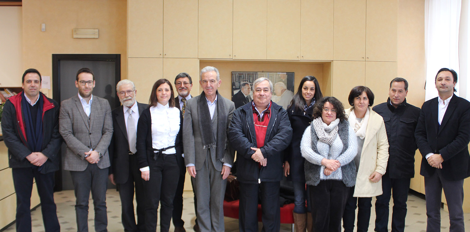 Portuguese delegation at Aquarno