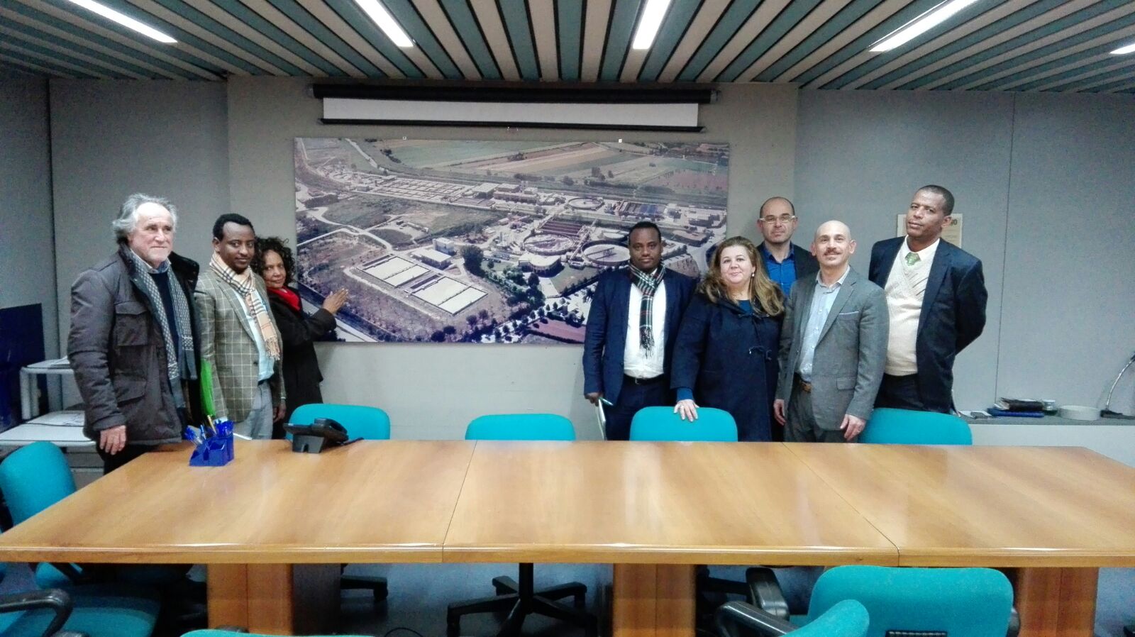 Visit to Aquarno purifier for the Ethiopian government 